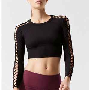 ⚡️⚡️SALE NWOT ALO Cropped High Line Fitted Top
